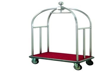 Hotel Luxury Luggage Trolley Xl-14 With Mobile Wheel , Room Service Equipments