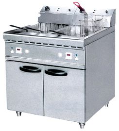 JUSTA 40L ηλεκτρικά δύο τοποθετεί σε δεξαμενή βαθύ Fryer με το δυτικό εξοπλισμό κουζινών γραφείου zh-RCX2