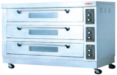 Kitchen Stainless Steel Electric Baking Ovens 18KW With 3-layer 4tray FDX-36BQ