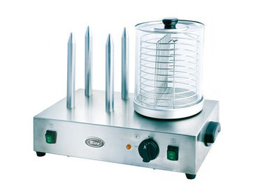 Ηλεκτρική μηχανή χοτ ντογκ εξοπλισμού φραγμών πρόχειρων φαγητών με τη θέρμανση της ακίδας 220V - 240V
