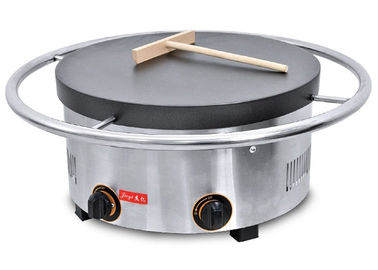 Χειρωνακτικός περιστροφικός αερίου Crepe η τηγανίτα φούρνων κατασκευαστών/2800Pa 670*670*265mm
