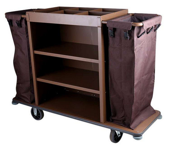 6" PVC Wheel Brown Assembling Restaurant Supply Equipment For Hotel