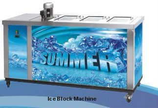 Low Noise 1.00mm ice Block Commercial Refrigerator Freezer 6720kg / 24hours