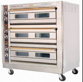 27KW/ηλεκτρικός φούρνος ψησίματος πολυτέλειας 3~380V για το κατάστημα ψωμιού, 1655x770x1540mm
