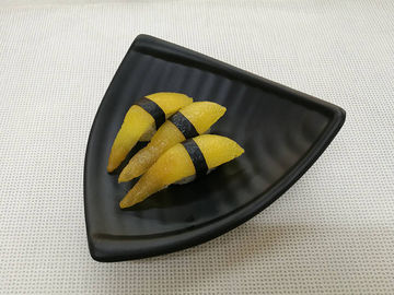 Μίμησης Dinnerware πορσελάνης θέτει στο μαύρο μήκος 20cm τρίγωνο-μορφής χρώματος το βάρος 344g