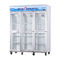 Εμπορικός ανεμιστήρας ψυγείων πορτών γυαλιού 6 υψηλής αποδοτικότητας το διπλό συμπιεστή