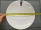 Unbaked Dinnerware πορσελάνης διάμετρος 23cm πιάτων συνόλων UNK άσπρο χρώμα βάρους 250g